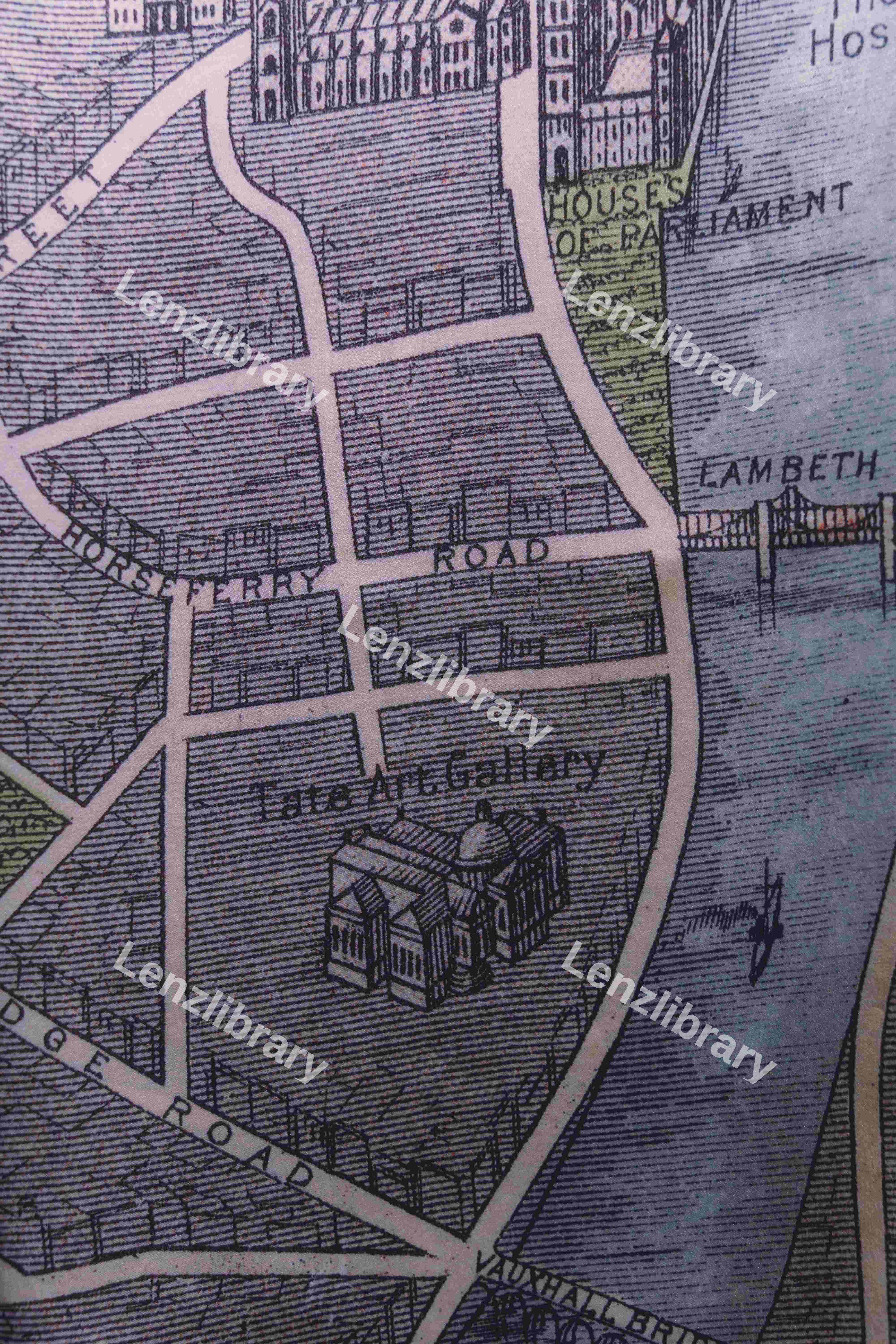 Road Map Texture